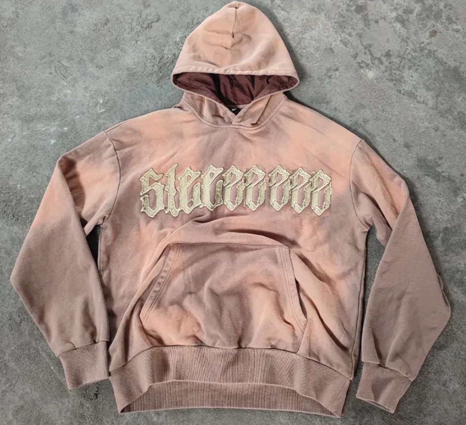 oversized distressed acid wash cropped hoodie sun washed wholesale