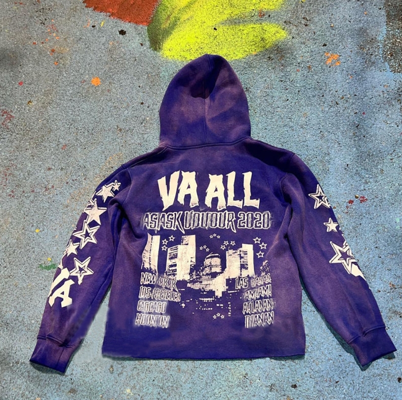 Custom Acid Wash Hoodies Cotton French Terry Cropped Hoodie wholesale