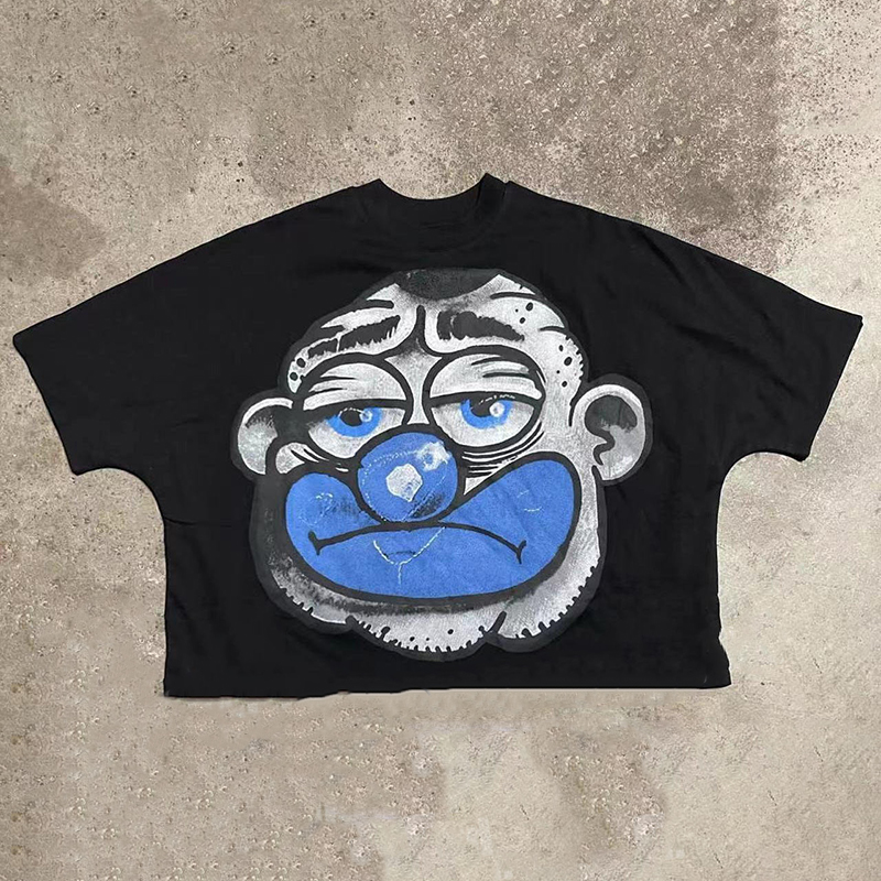 Custom T Shirt Graphic Tee 100% Cotton Cropped Oversized Tshirts wholesale